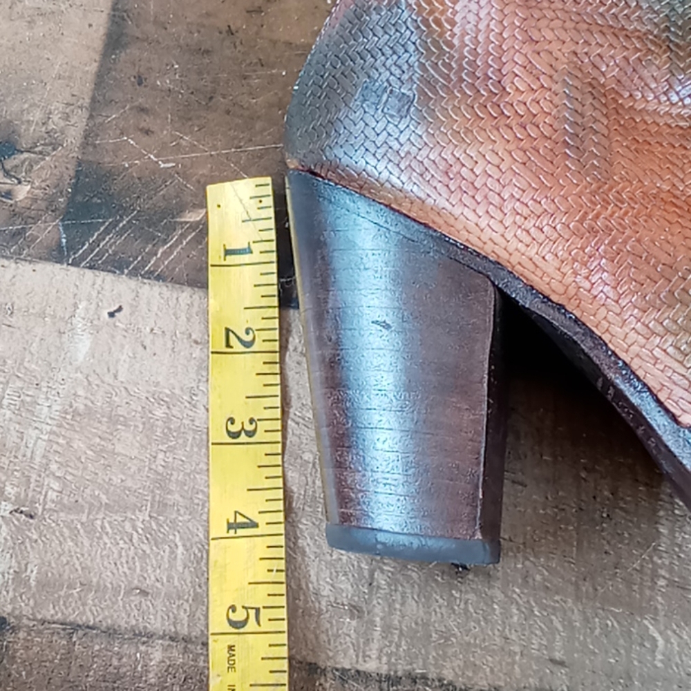 Bed|Stu Leather Ankle Peek Toe Booties - Picture 5 of 7